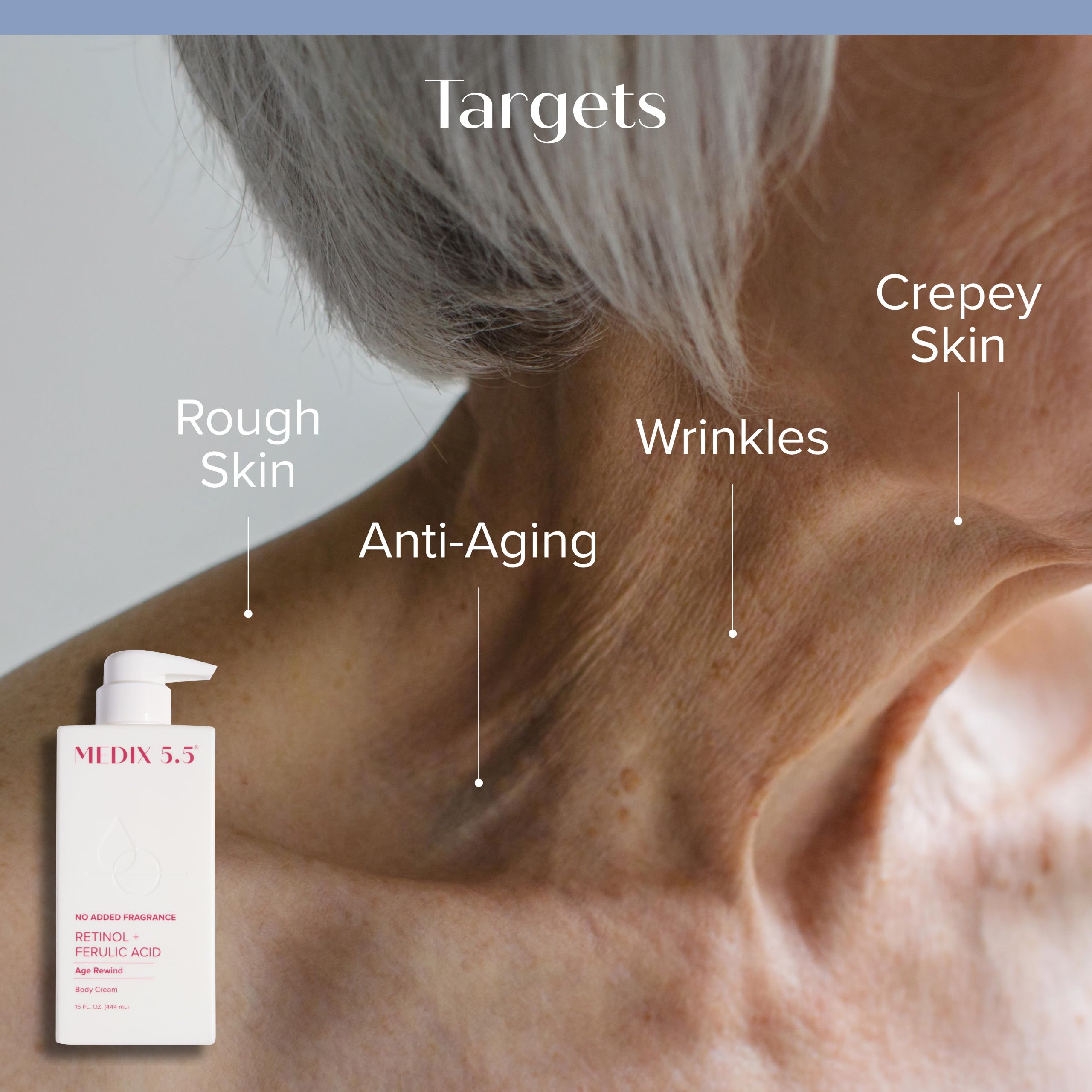 Medix 5.5 crème rétinol visage et corps sans parfum.