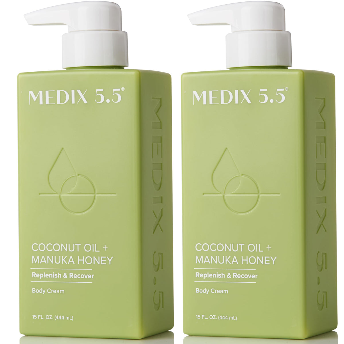 Medix 5.5 Crème visage coco Manuka pour hydratation douce et nourrissante.