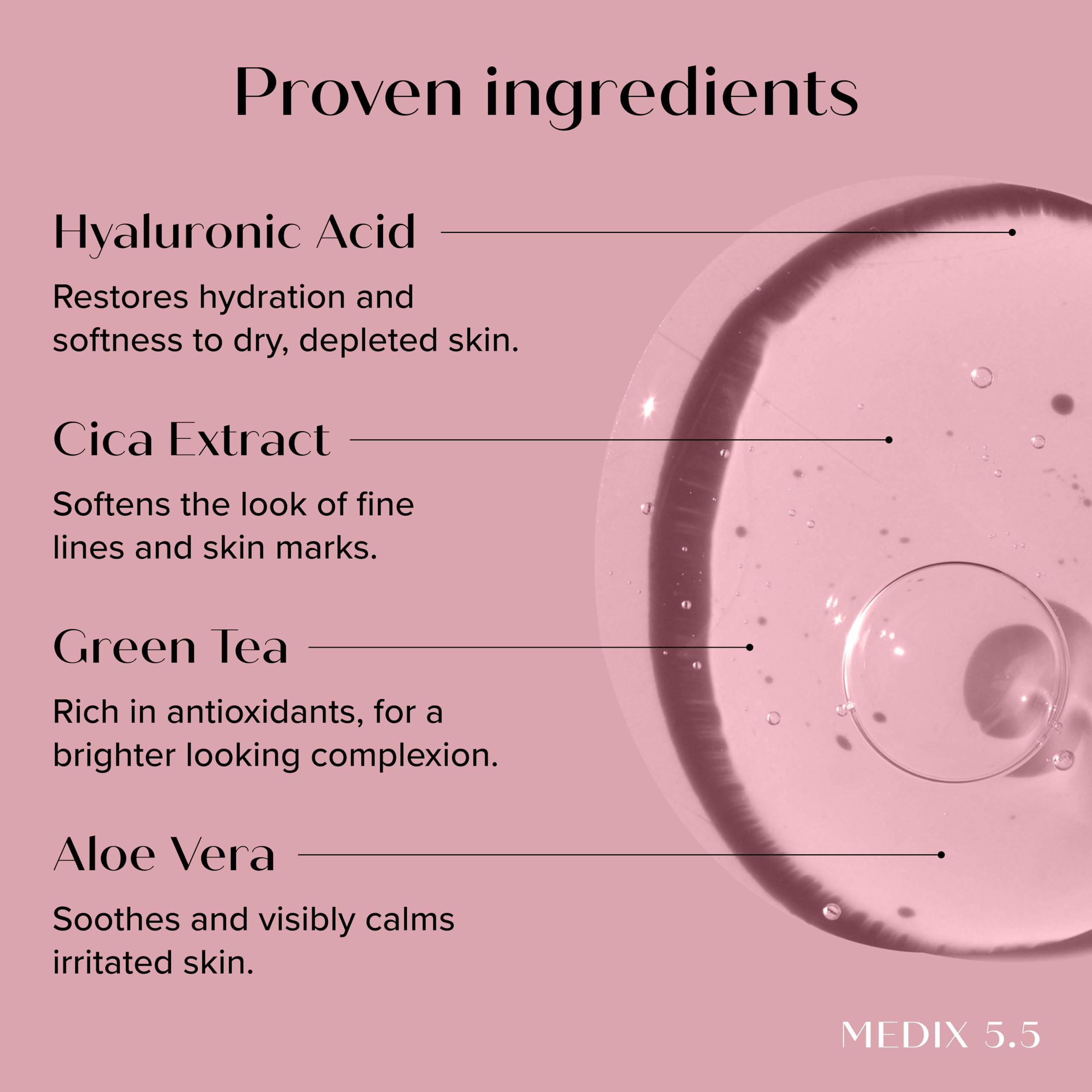 Medix 5.5 gouttes hydratation profonde pénètrent rapidement