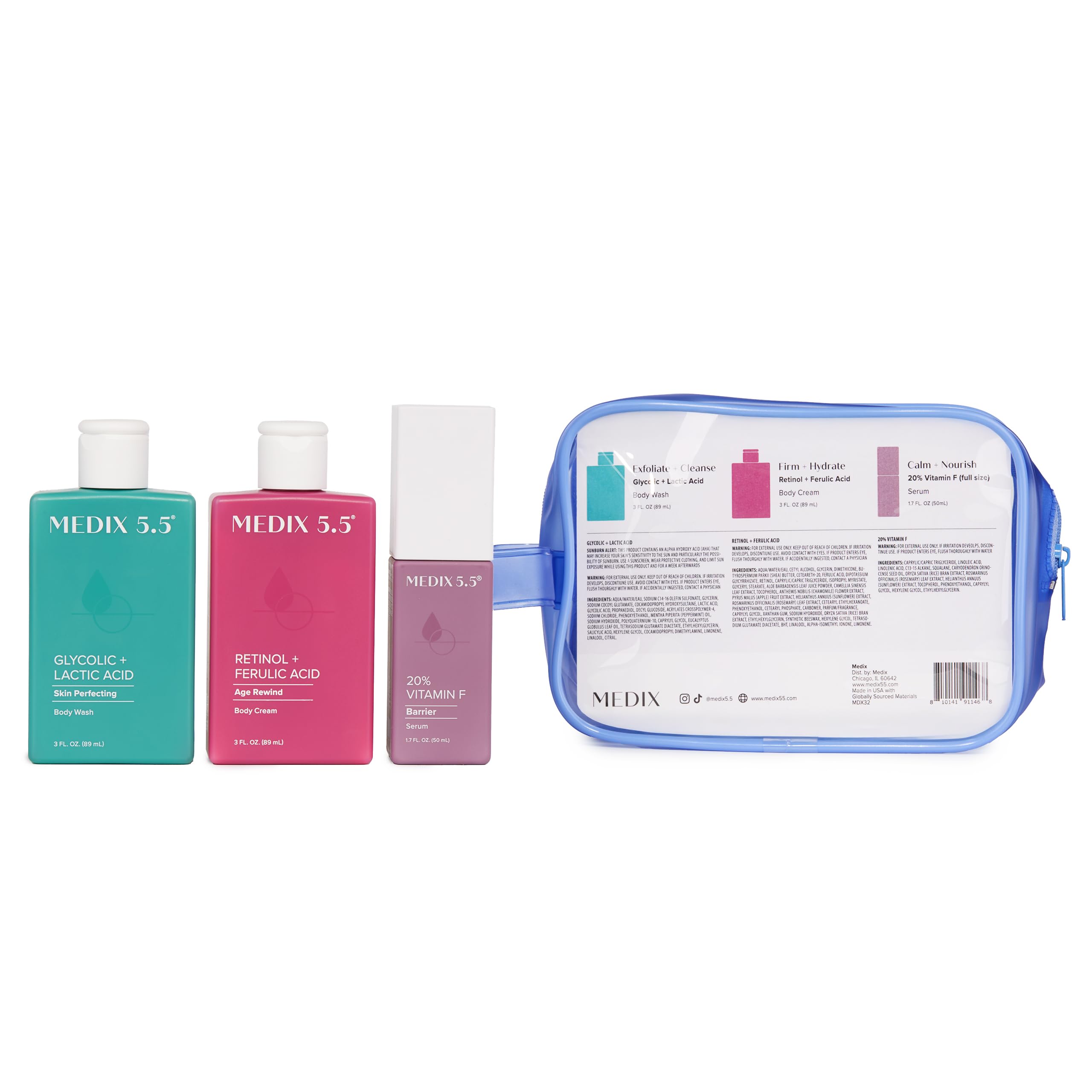 Medix 5.5 Kit Voyage Usage quotidien routine rapide