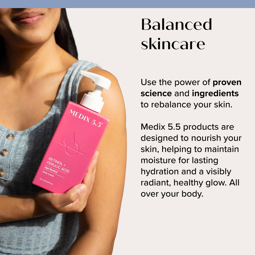Medix 5.5 Retinol Body Lotion – acide férulique pour protection antioxydante