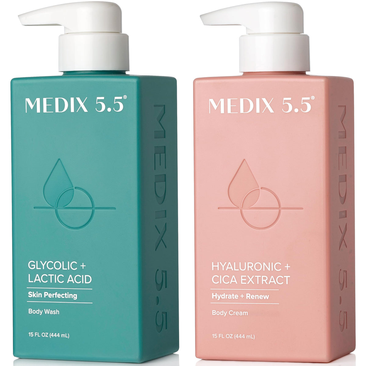 Medix 5.5 – mousse exfoliante visage et corps pour peau plus fraîche.