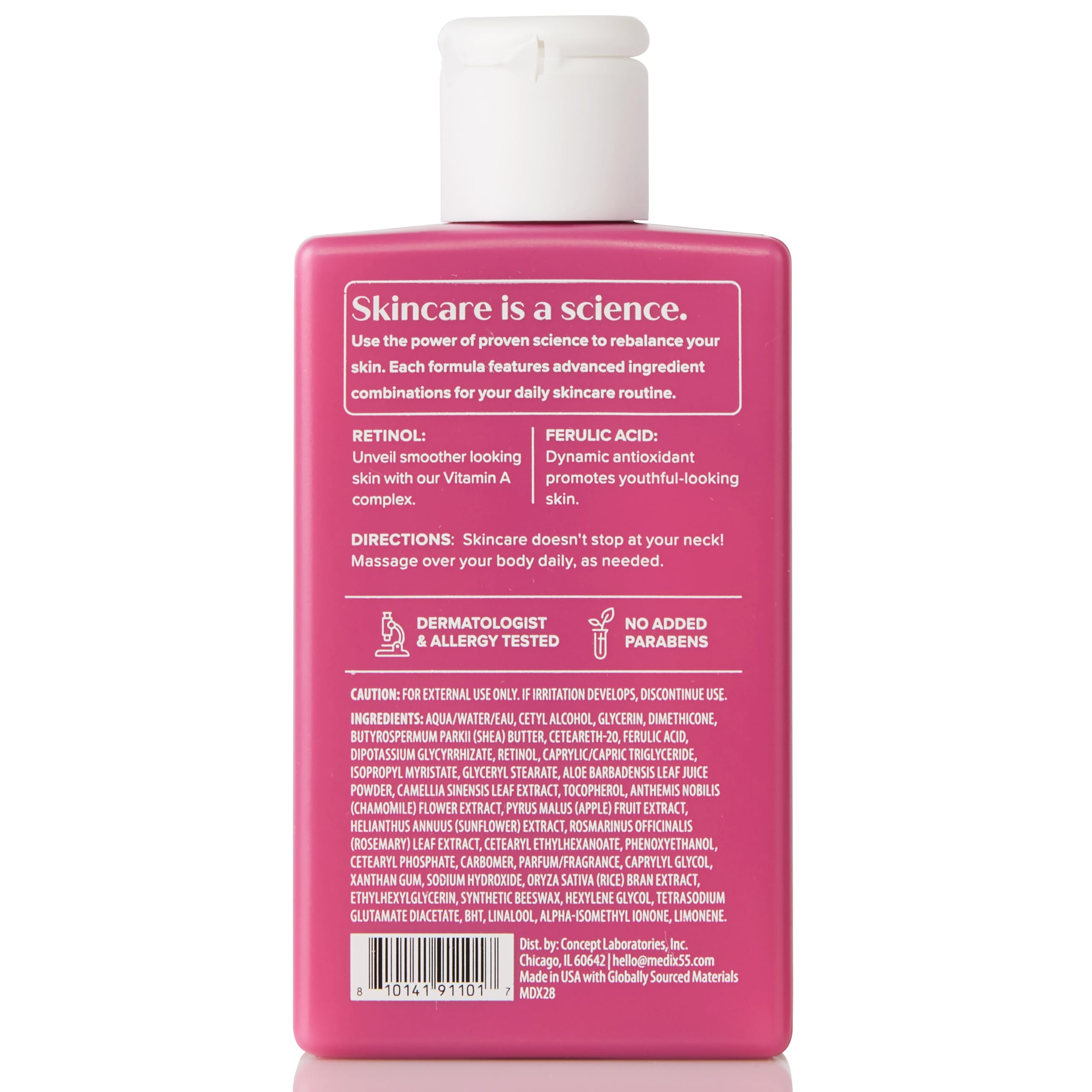 Pack triple Medix 5.5 pour routine corporelle continue.