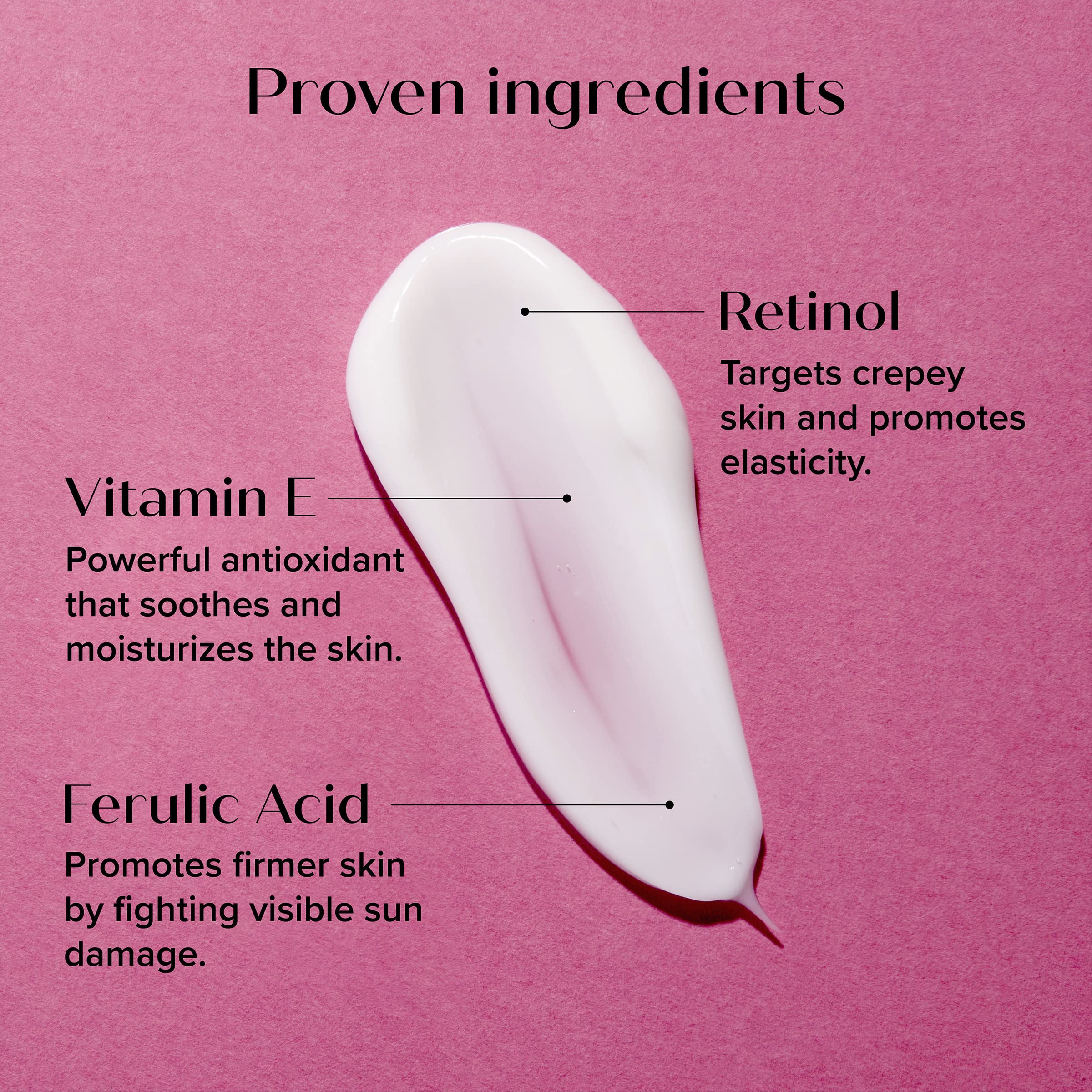 Medix 5.5 pompe crème retinol, application douce sur les zones ciblées.