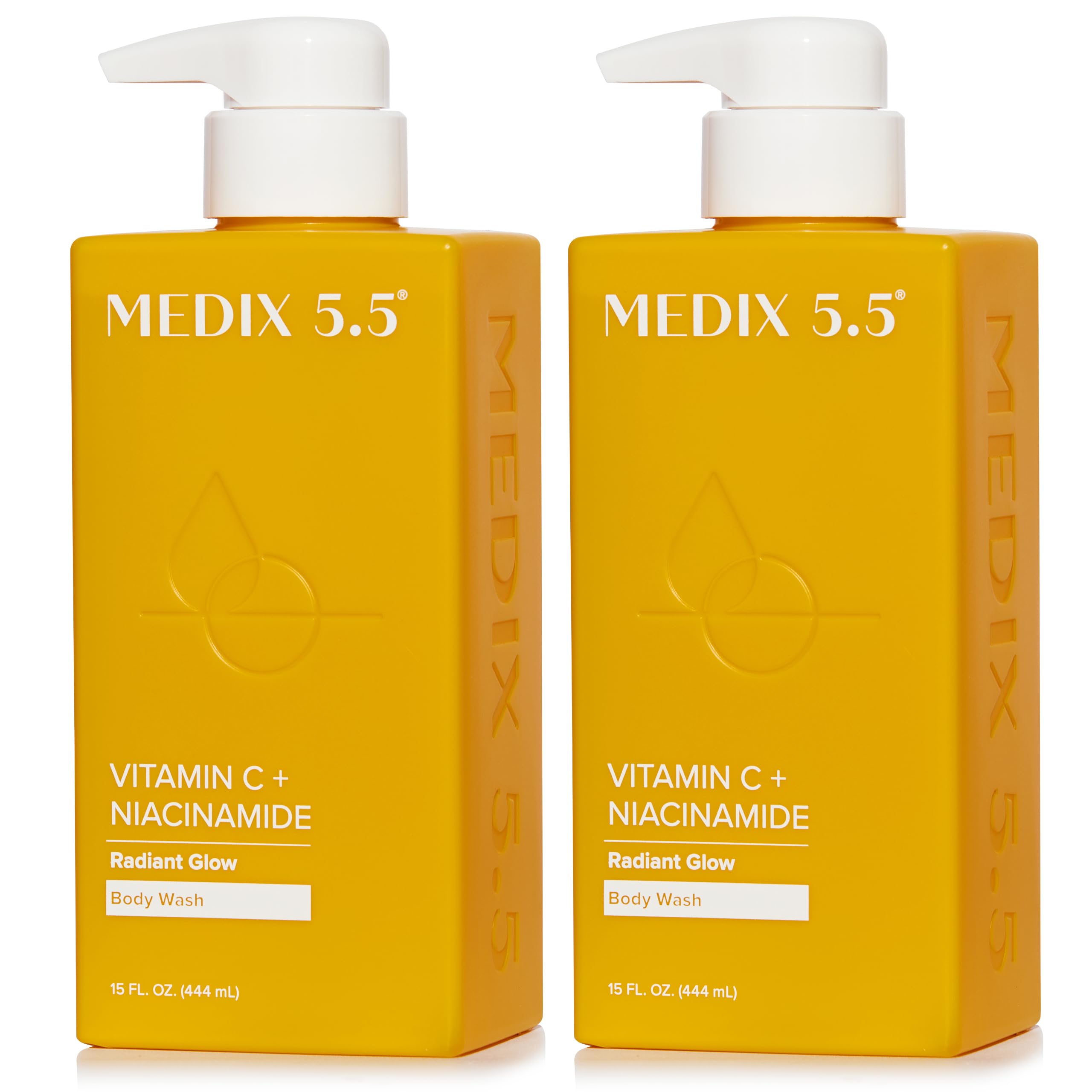 Medix 5.5 Radiant Glow, bouteille du nettoyant au citron, expérience nettoyante douce.