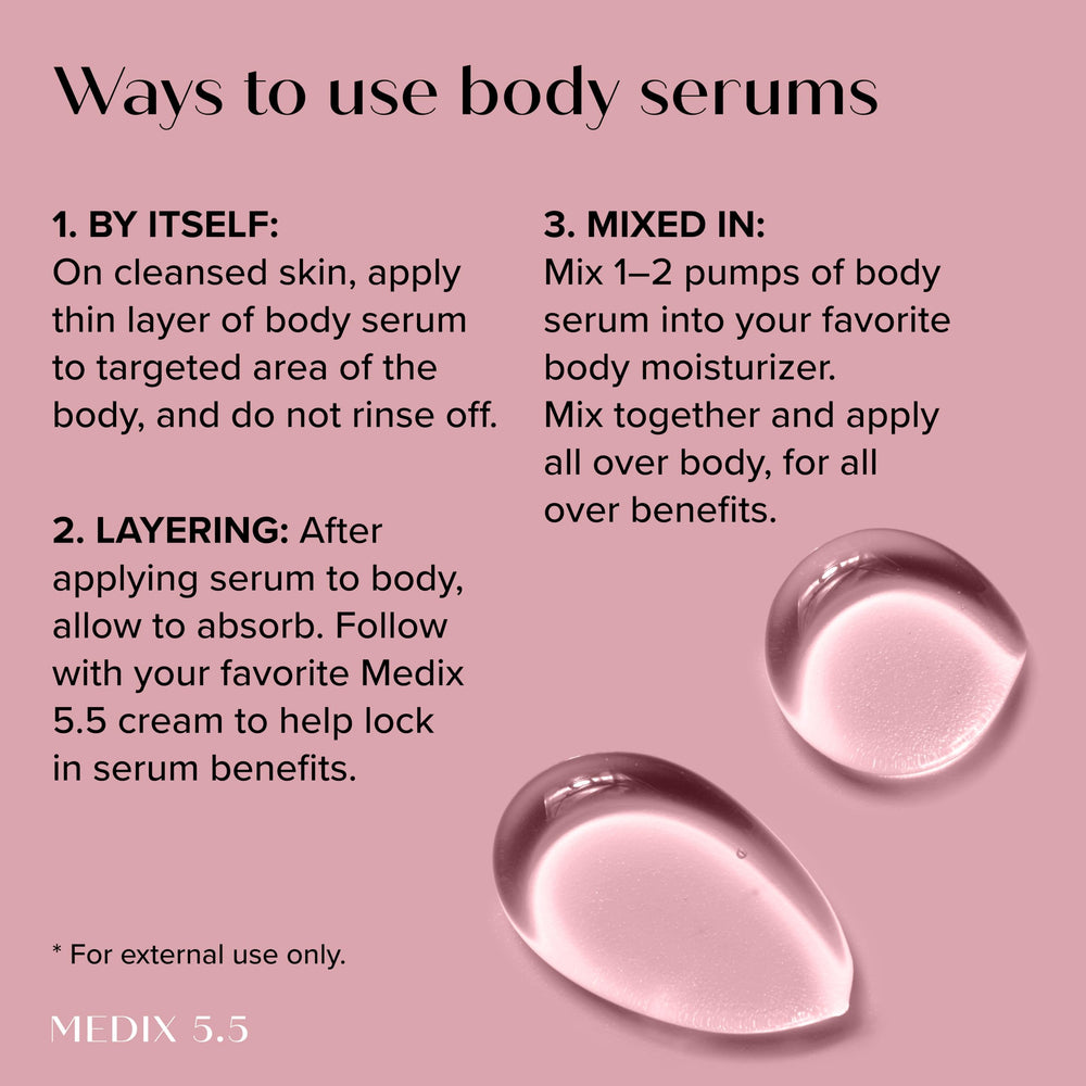 Routine simple: combiner booster et crème Medix 5.5
