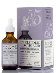 Medix 5.5 sérum acide glycolique en flacon, exfoliation en douceur.