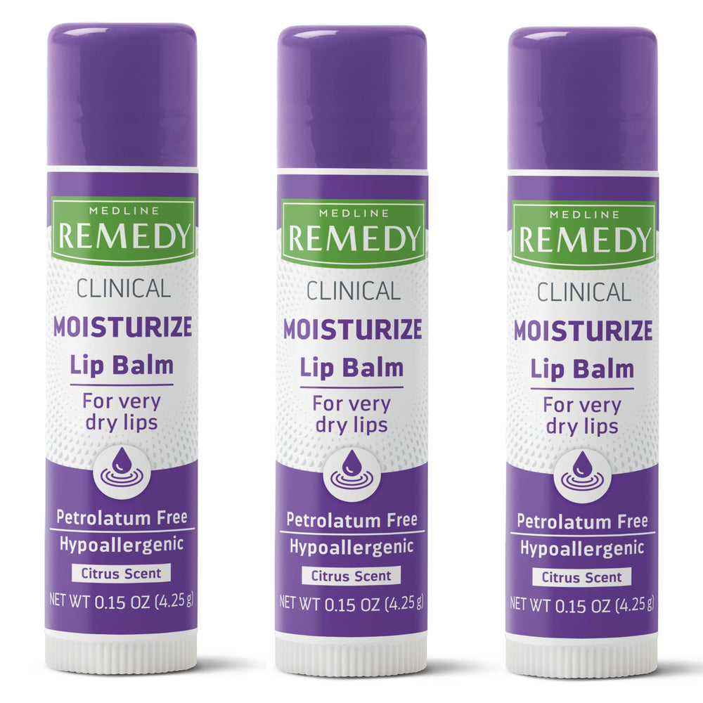 Medline Remedy baume-levres-clinical-citrus: hydratation durable et protection contre les éléments