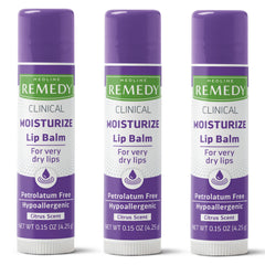 Medline Remedy baume-levres-clinical-citrus: hydratation durable et protection contre les éléments
