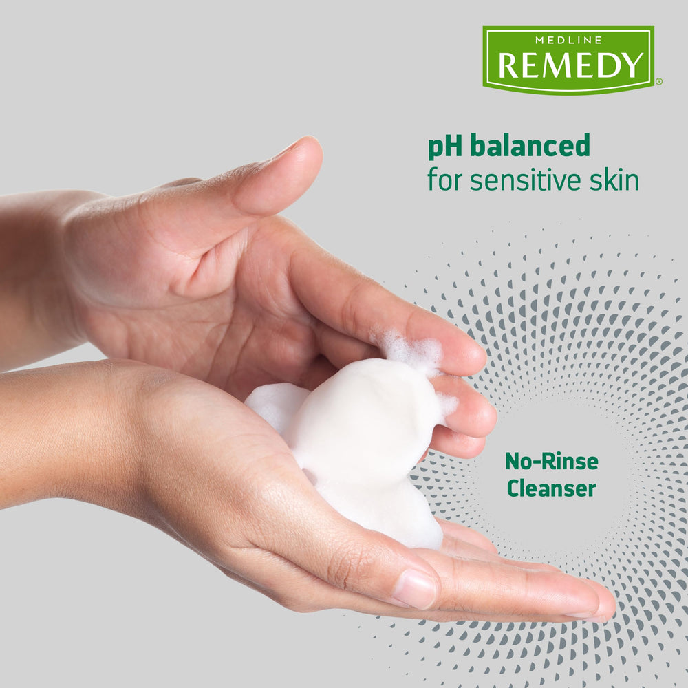 Medline Remedy, hydratation légère après nettoyage pour la peau.