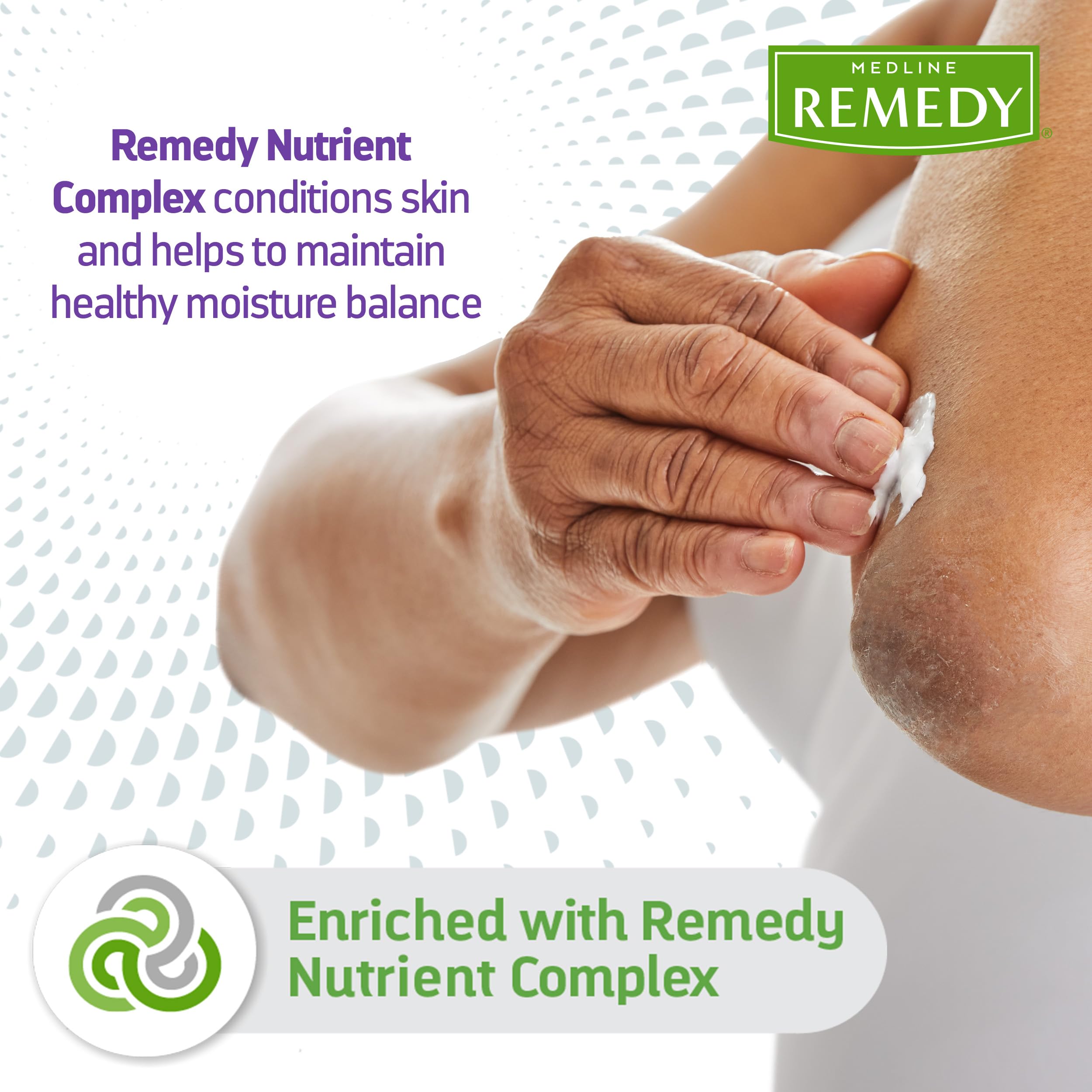 Medline Remedy Phytoplex offre absorption rapide sans résidu gras après application.