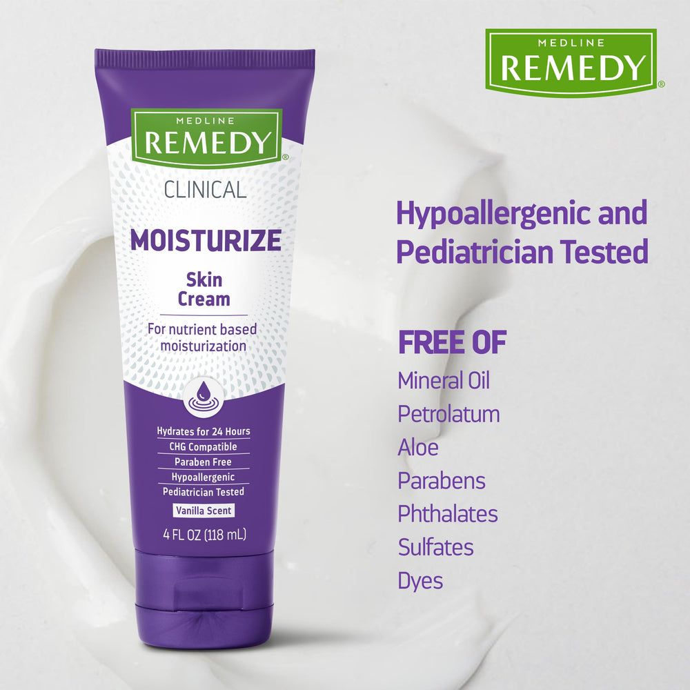 Hydratation durable grâce aux émollients naturels inclus dans Medline Remedy Phytoplex.