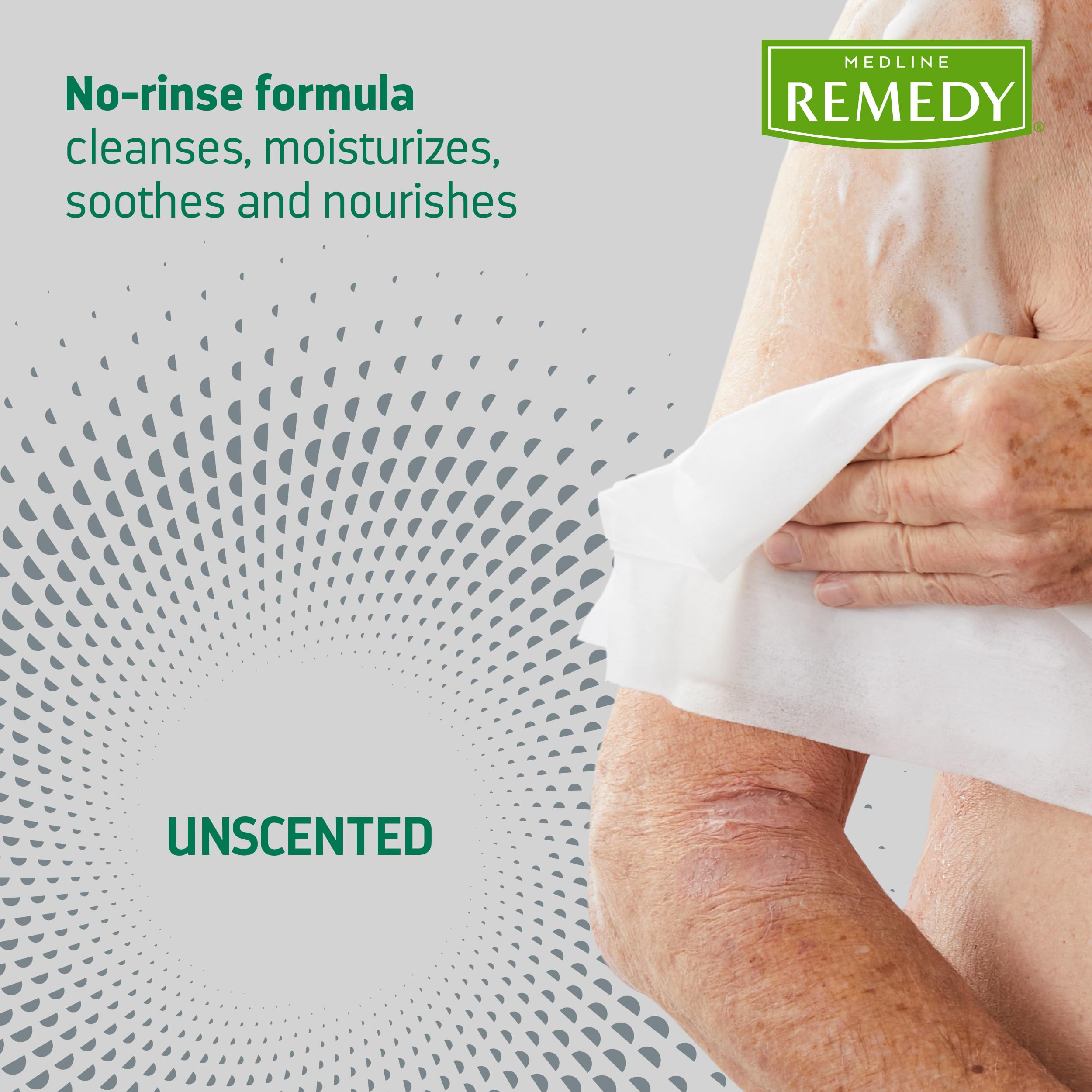 Medline Remedy, nettoyant sans parabènes et sans sulfates, formule douce.
