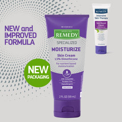Medline Remedy texture crème nourrissante – sensation soyeuse à l'application.