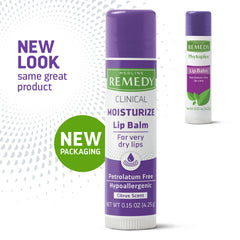 Texture cremeuse et nourrissante du baume Medline Remedy pour lèvres sèches