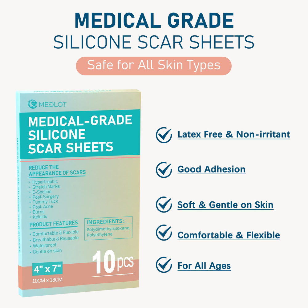 MEDLOT patch silicone cicatrice acné: peut aider à estomper les marques