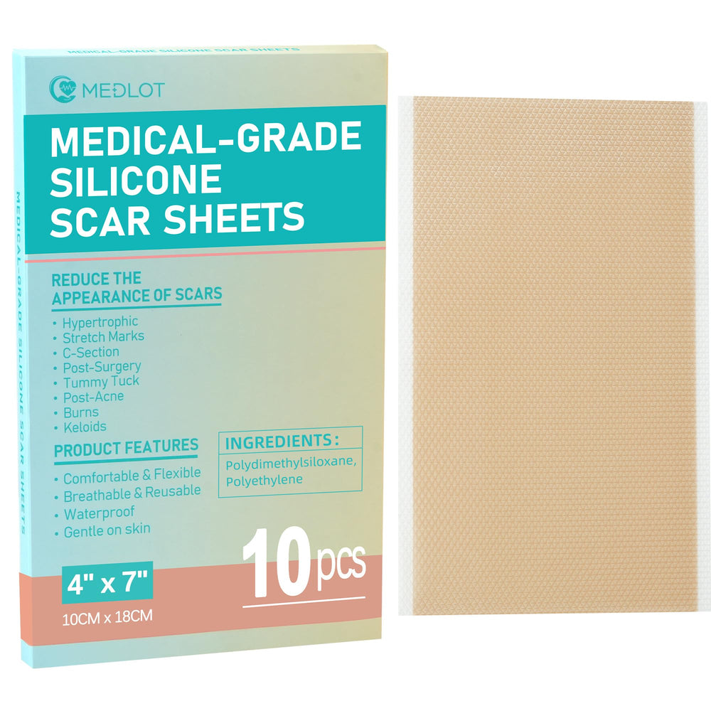 MEDLOT patch silicone cicatrice cesarienne: soutien doux pour une peau plus homogène