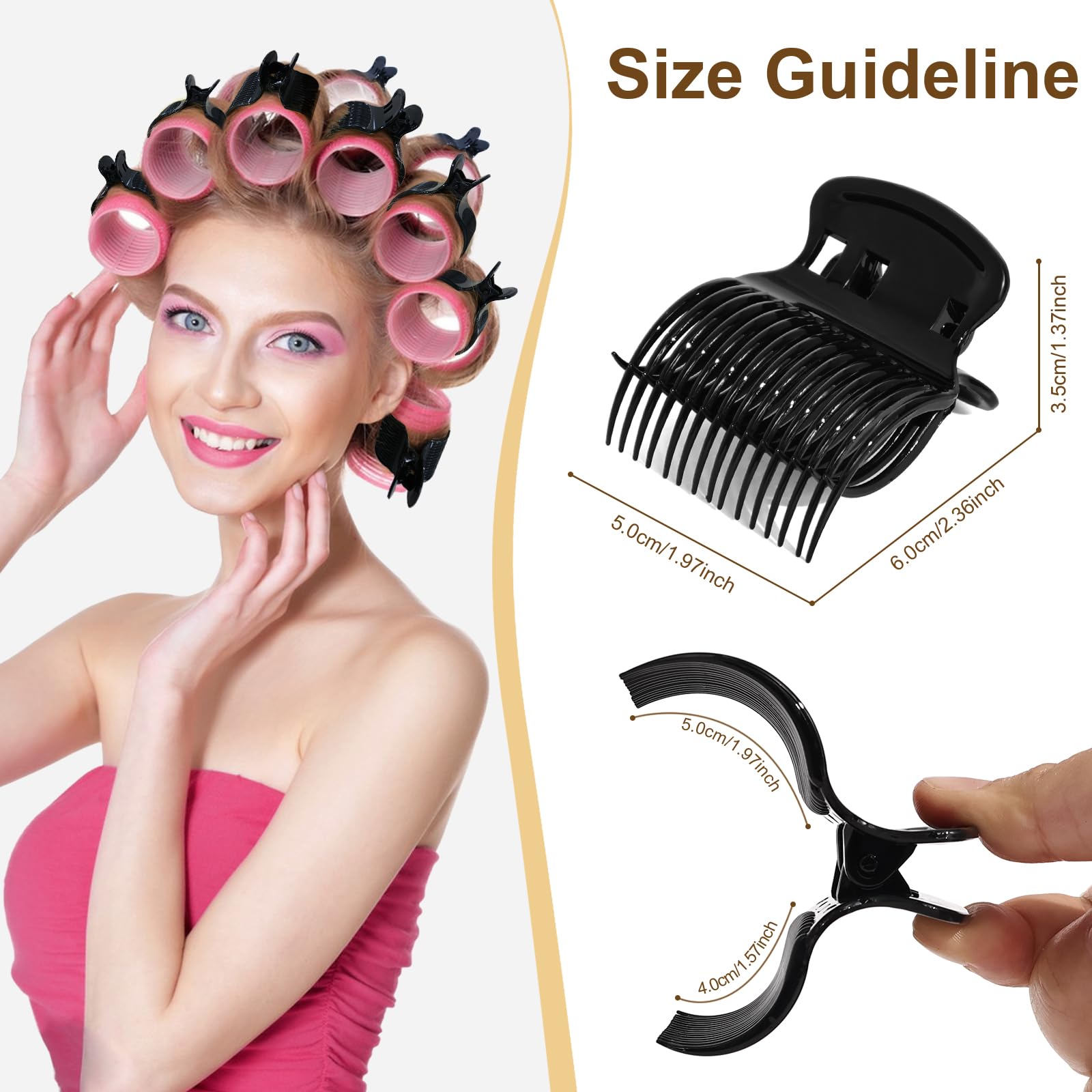Medoca Clip Griffe Coiffure Ferme les cheveux sans glisser.