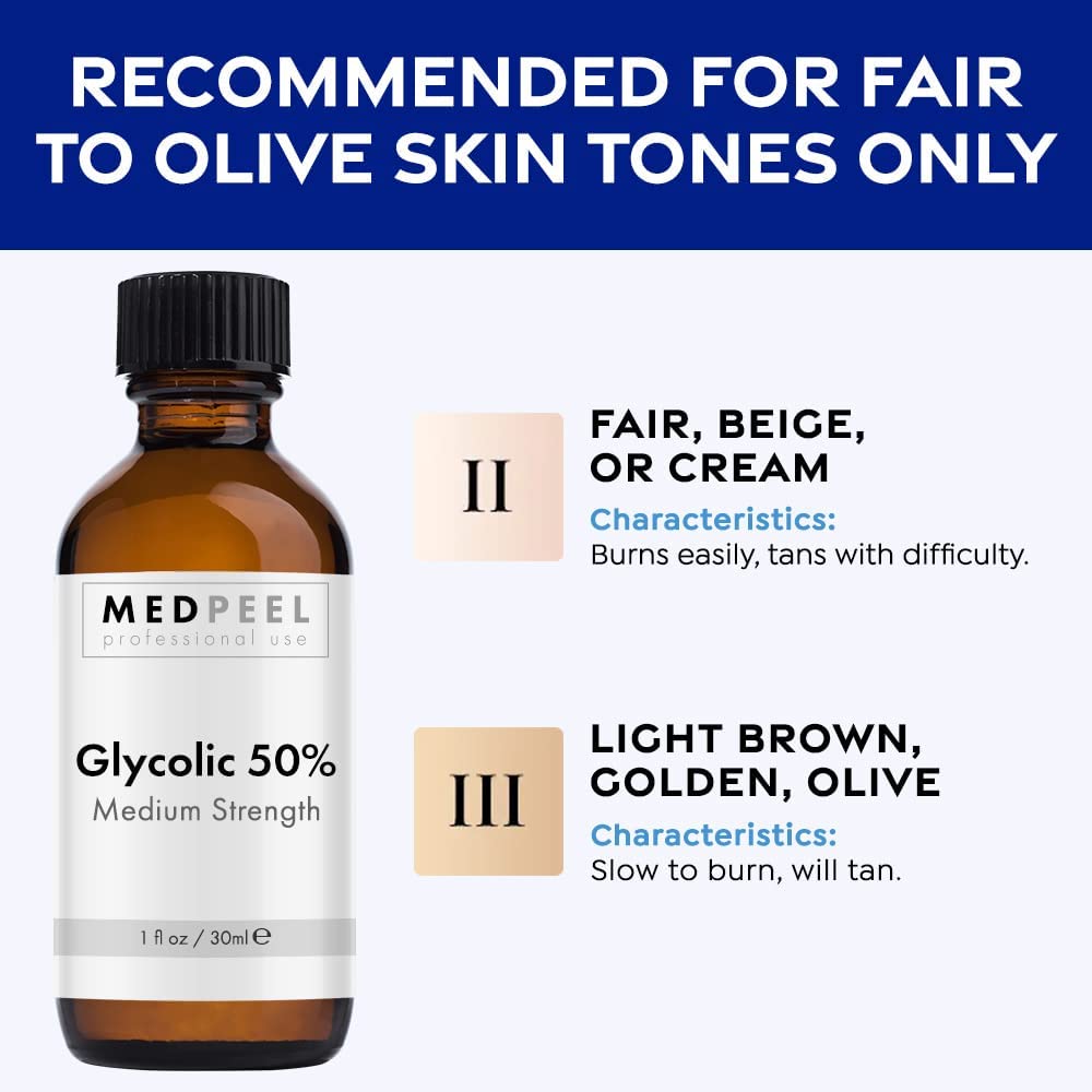 MedPeel Glycolic 50% - texture gel, évite les coulées et applique uniformément.
