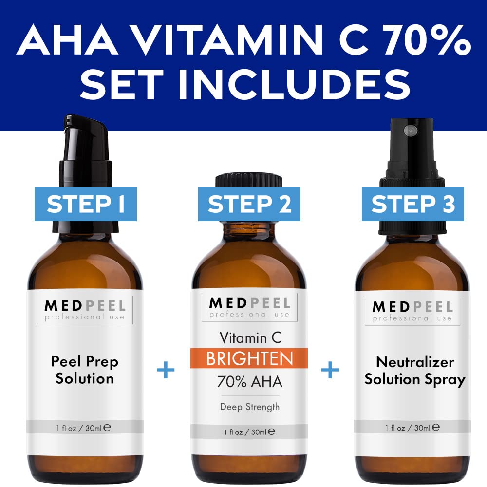 Medpeel neutralisateur pour arreter l action et apaiser la peau.