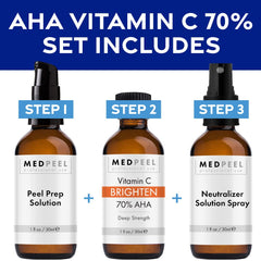 Medpeel neutralisateur pour arreter l action et apaiser la peau.