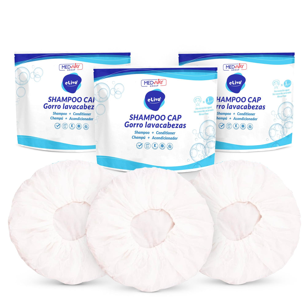 MedVance bonnet-douche sans rinçage nettoie les cheveux rapidement sans eau