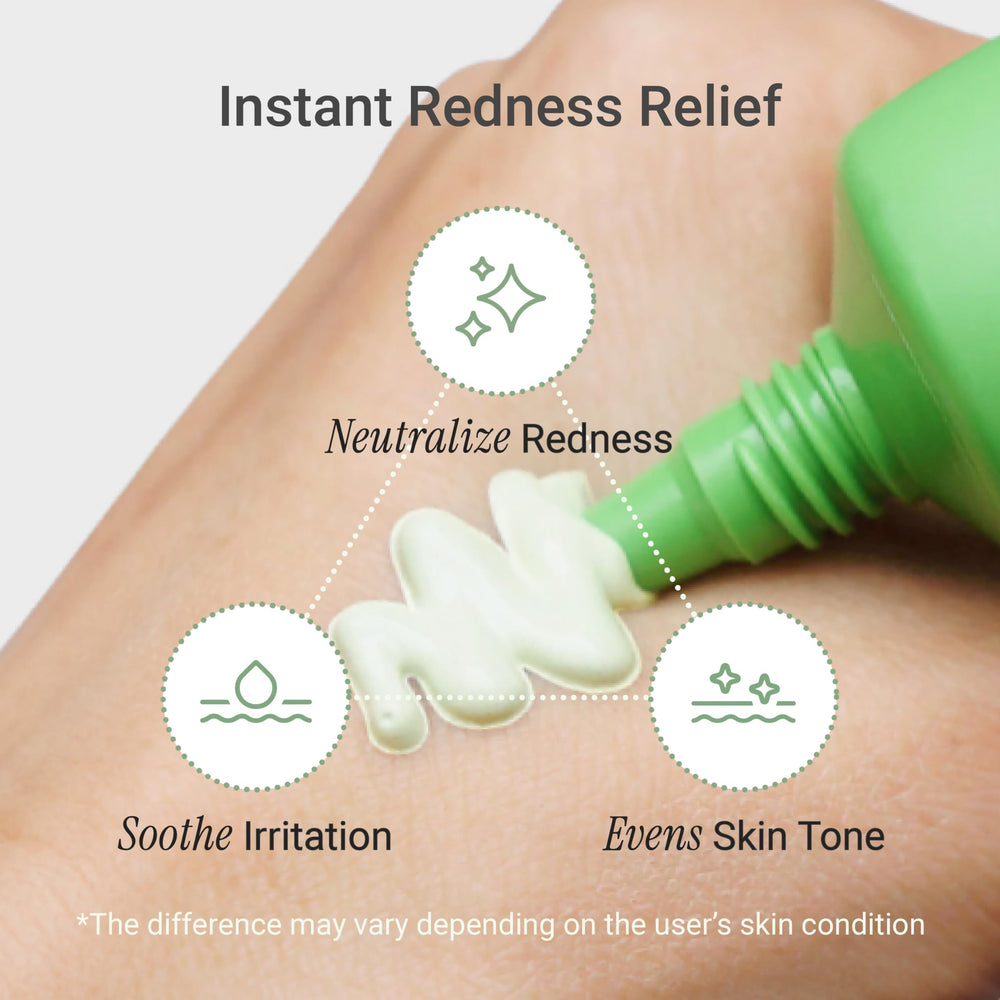 Meebak Cica Redness Solution Cream - applicateur précis pour une application ciblée.
