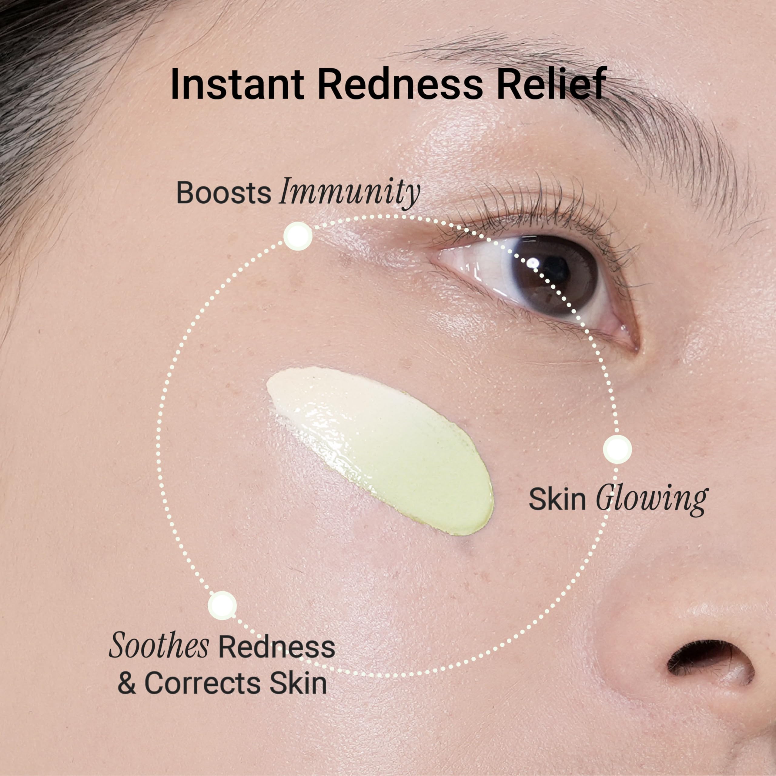 Meebak Cica Redness Solution Cream - base maquillage et soin hydratant en un seul produit.