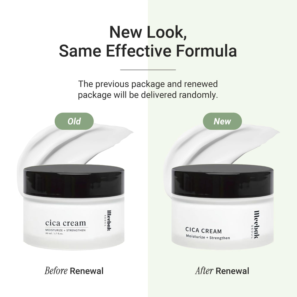 Meebak Cica Cream, routine visage: convient à tous les types de peau.