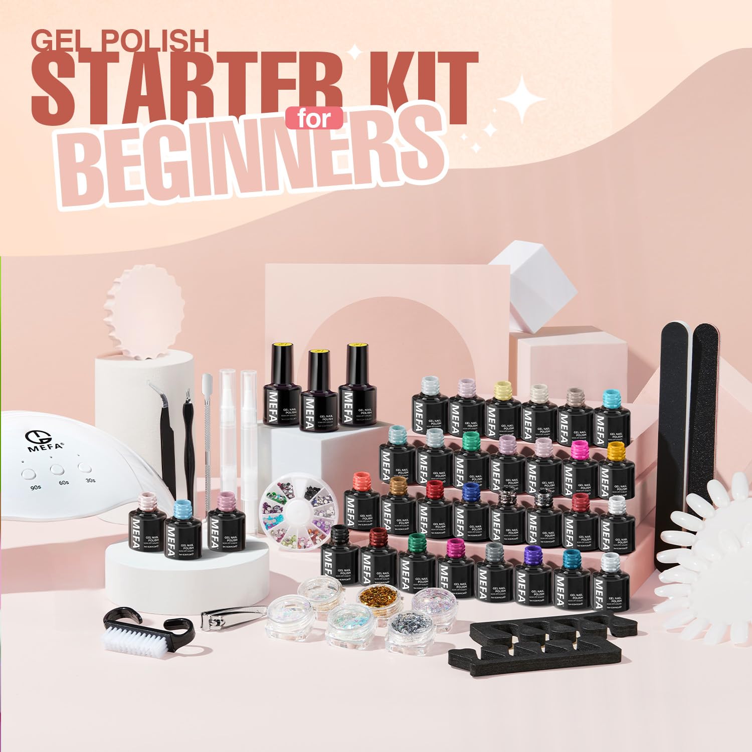MEFA accessoires soin ongles, polyvalents pour personnaliser les ongles