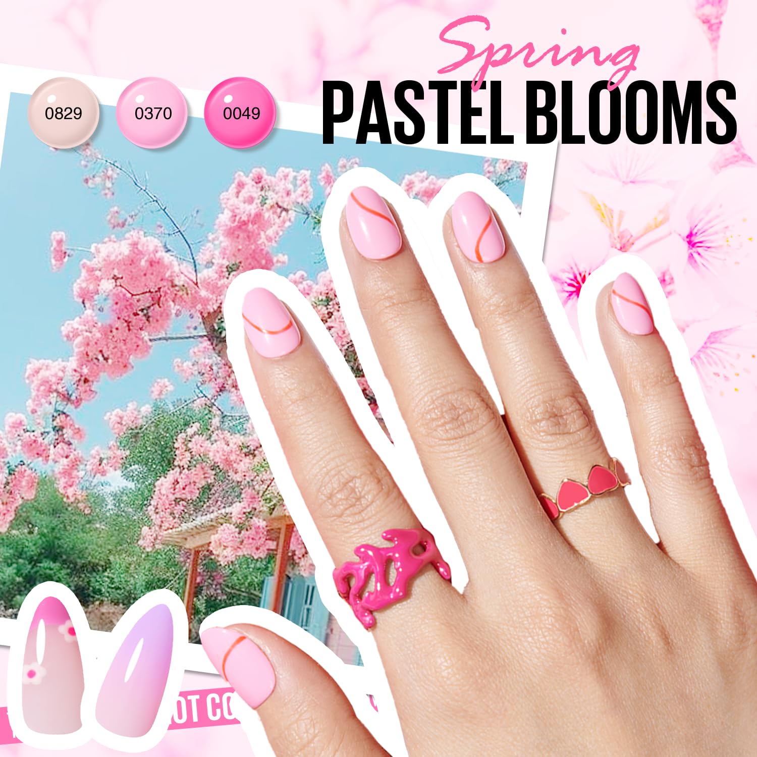 MEFA échantillons ongles faux pour tester couleurs et designs.