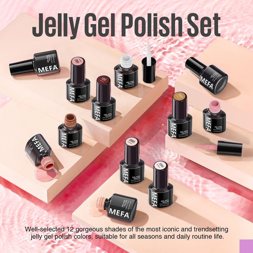 Coffret cadeau MEFA Jelly Gel, emballage élégant et prêt à offrir.
