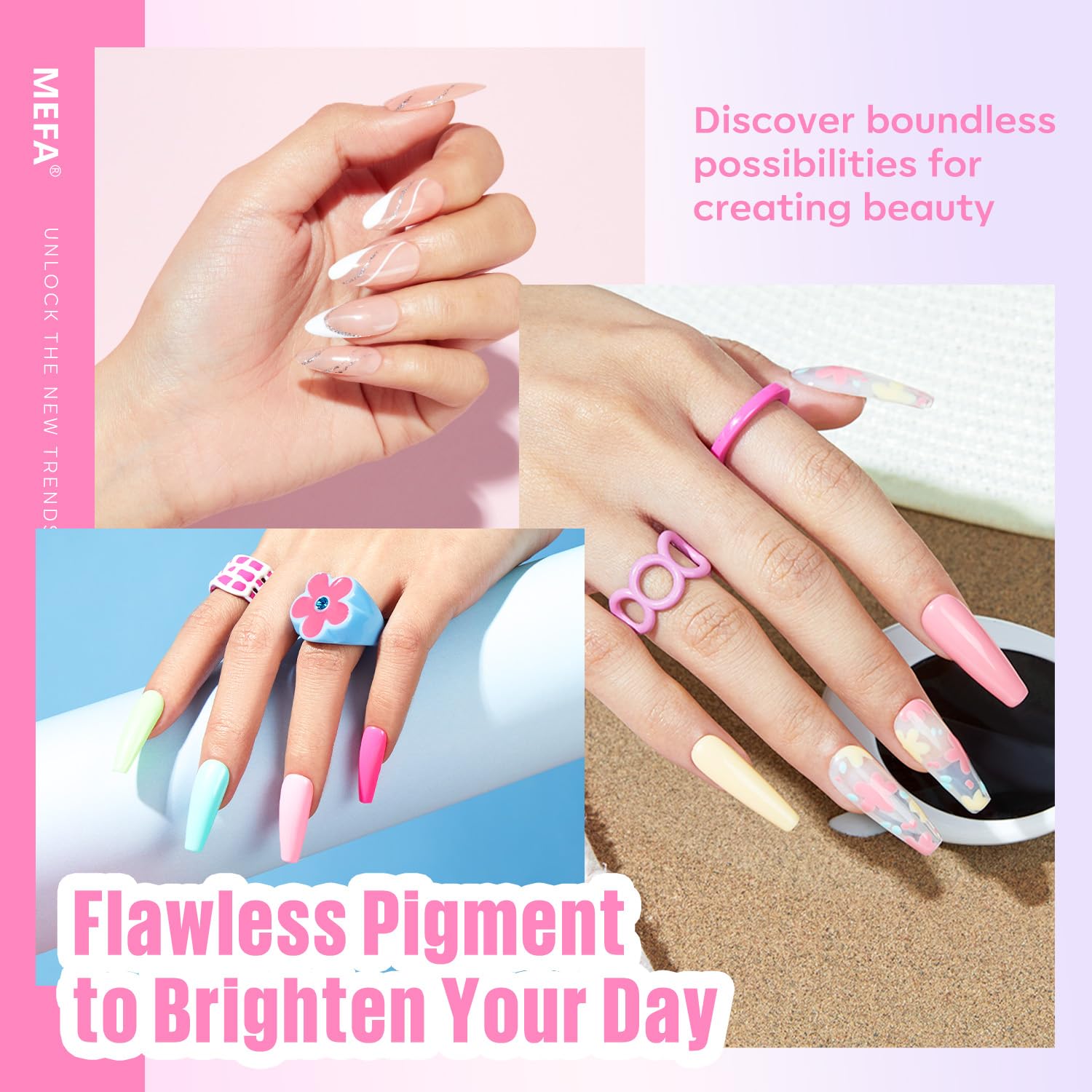 Top coat brillant MEFA 7ml pour une brillance longue durée
