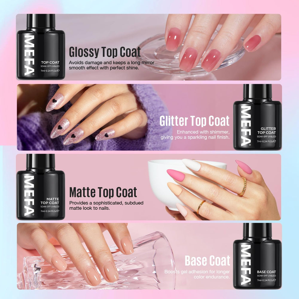 MEFA vernis de finition pailleté 7ml pour effet scintillant