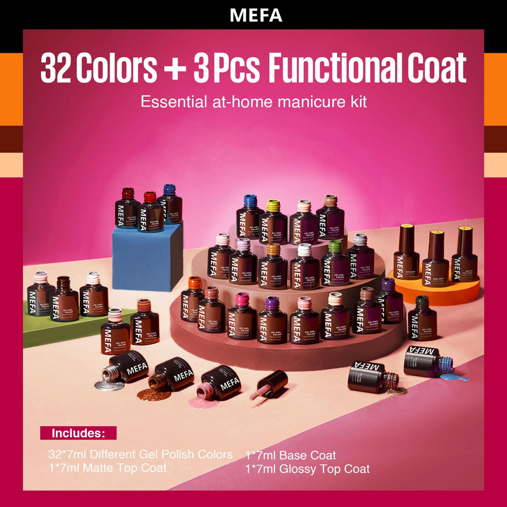 MEFA vernis gel Application Rapide, pose fluide et efficace