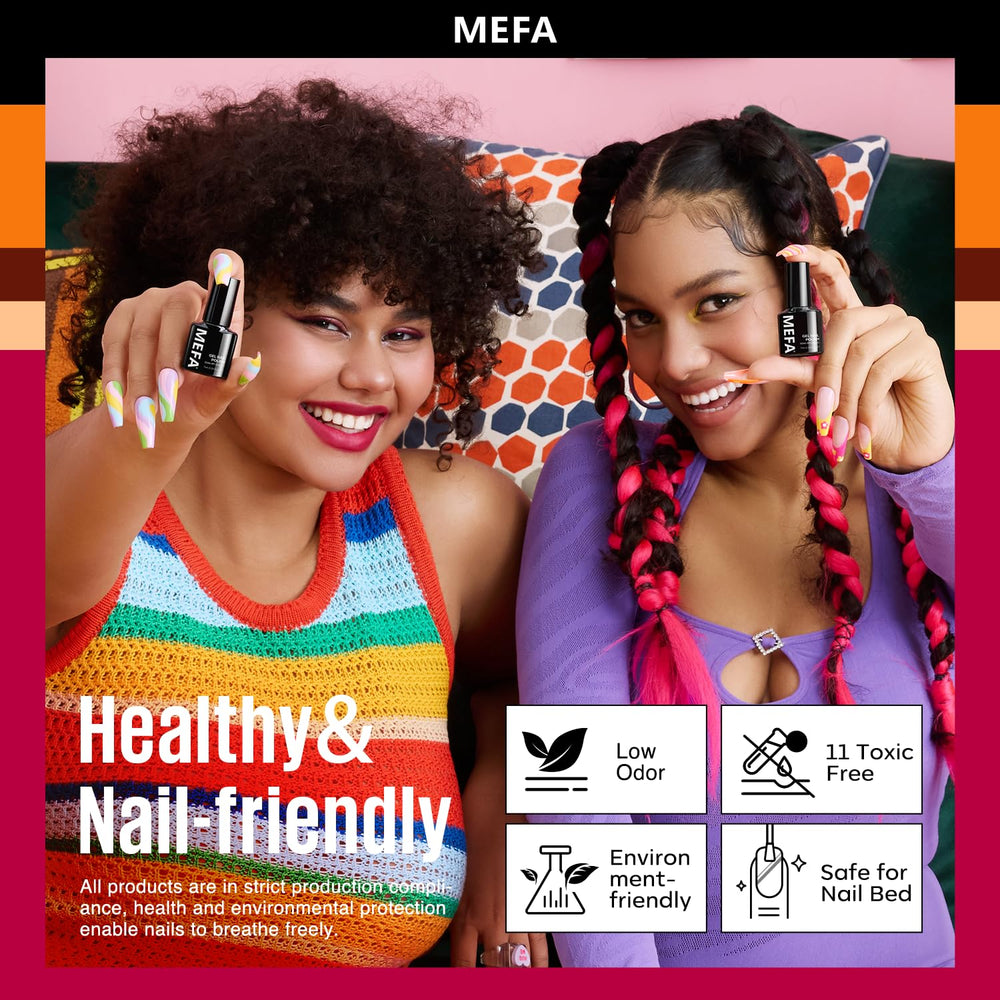 MEFA vernis gel Brun Naturel, teinte chaude pour un fini discret