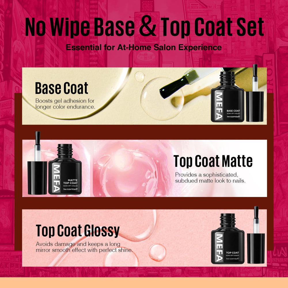 MEFA vernis gel Fini Mat Neutre, texture lisse et tenue longue durée