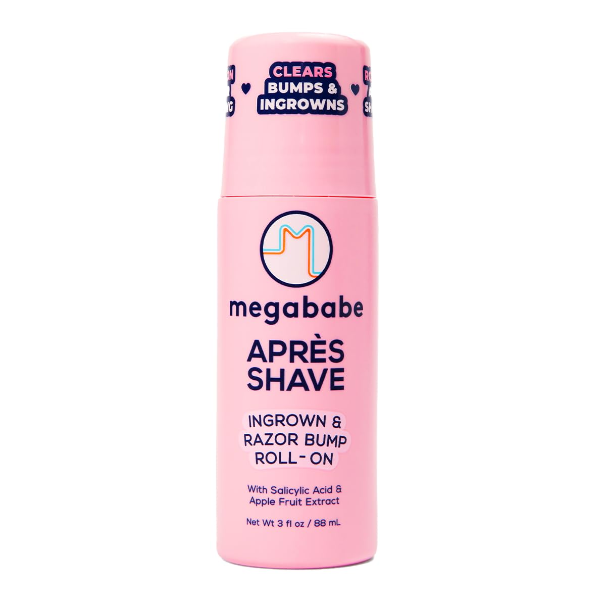 Megababe Après Shave – roller sur flacon pour une application précise et propre.