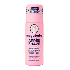 Megababe Après Shave – roller sur flacon pour une application précise et propre.