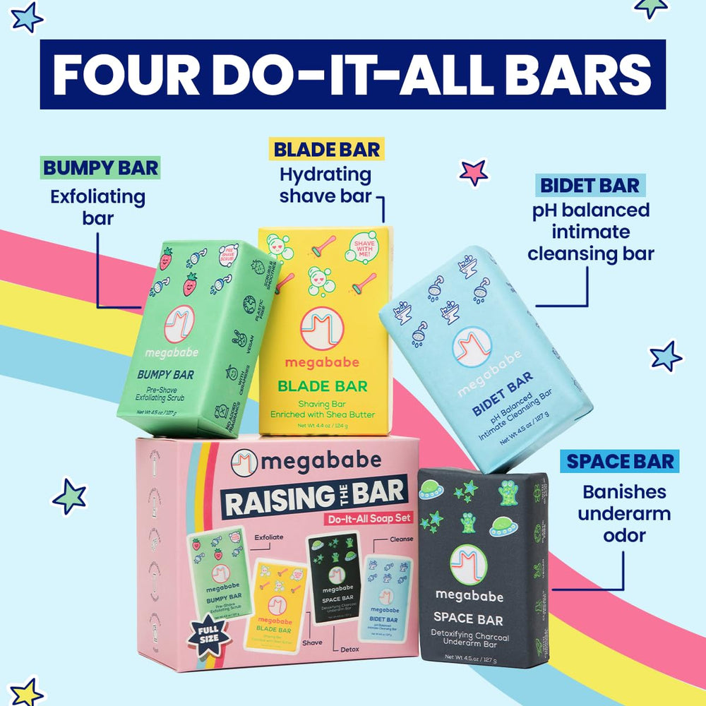 Megababe Blade Bar: rasage doux et hydratant grâce au beurre de karité.