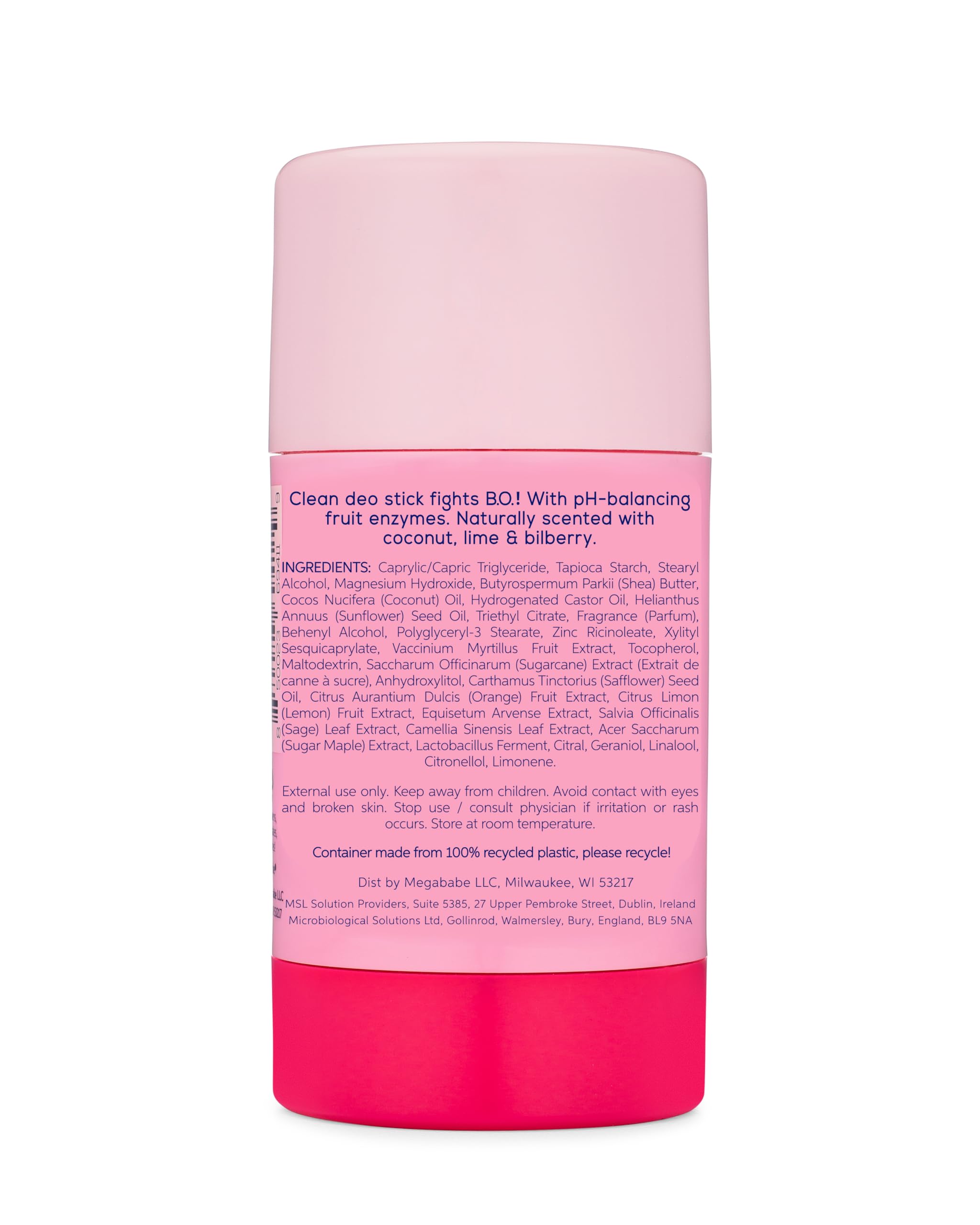 Megababe Smoothie Deo format compact et voyage pratique.