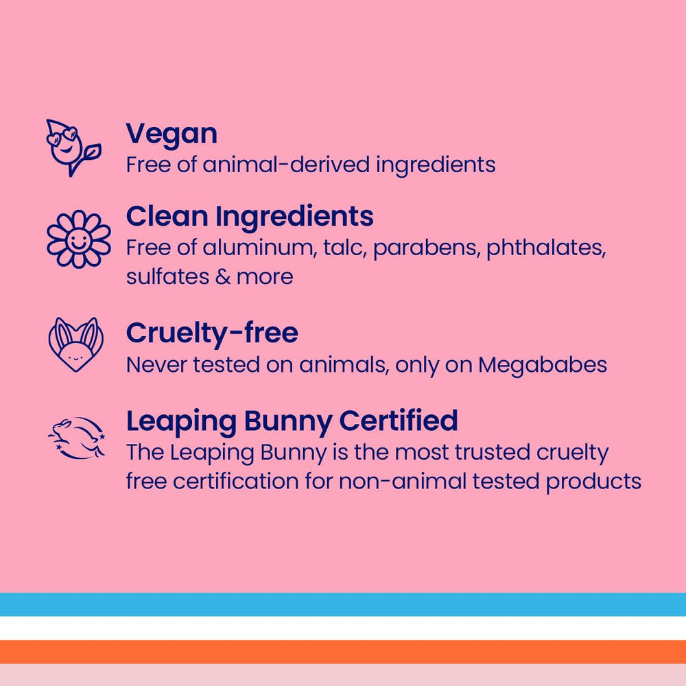 Megababe Smoothie Deo fragrance naturelle coco lime bilberry.