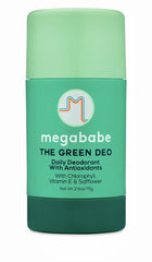 Megababe Daily Deodorant Green: déodorant naturel en sticks, parfum geranium citron, pour peaux sensibles
