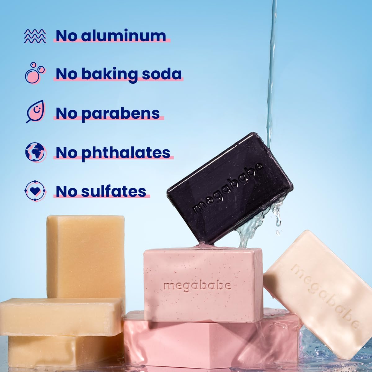 Megababe Ensemble de 4 barres: coffret cadeau prêt à offrir.