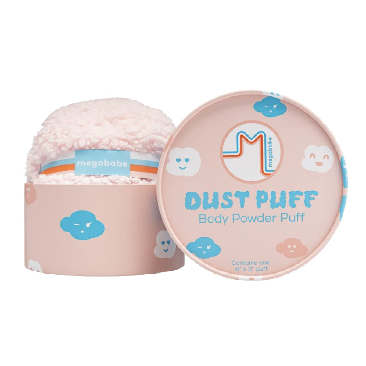 Megababe pouf poudre oversize 6x3: application rapide et uniforme.