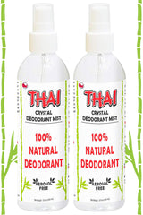 MegaRhino déodorant spray pierre naturelle 8oz, protection discrète et naturelle