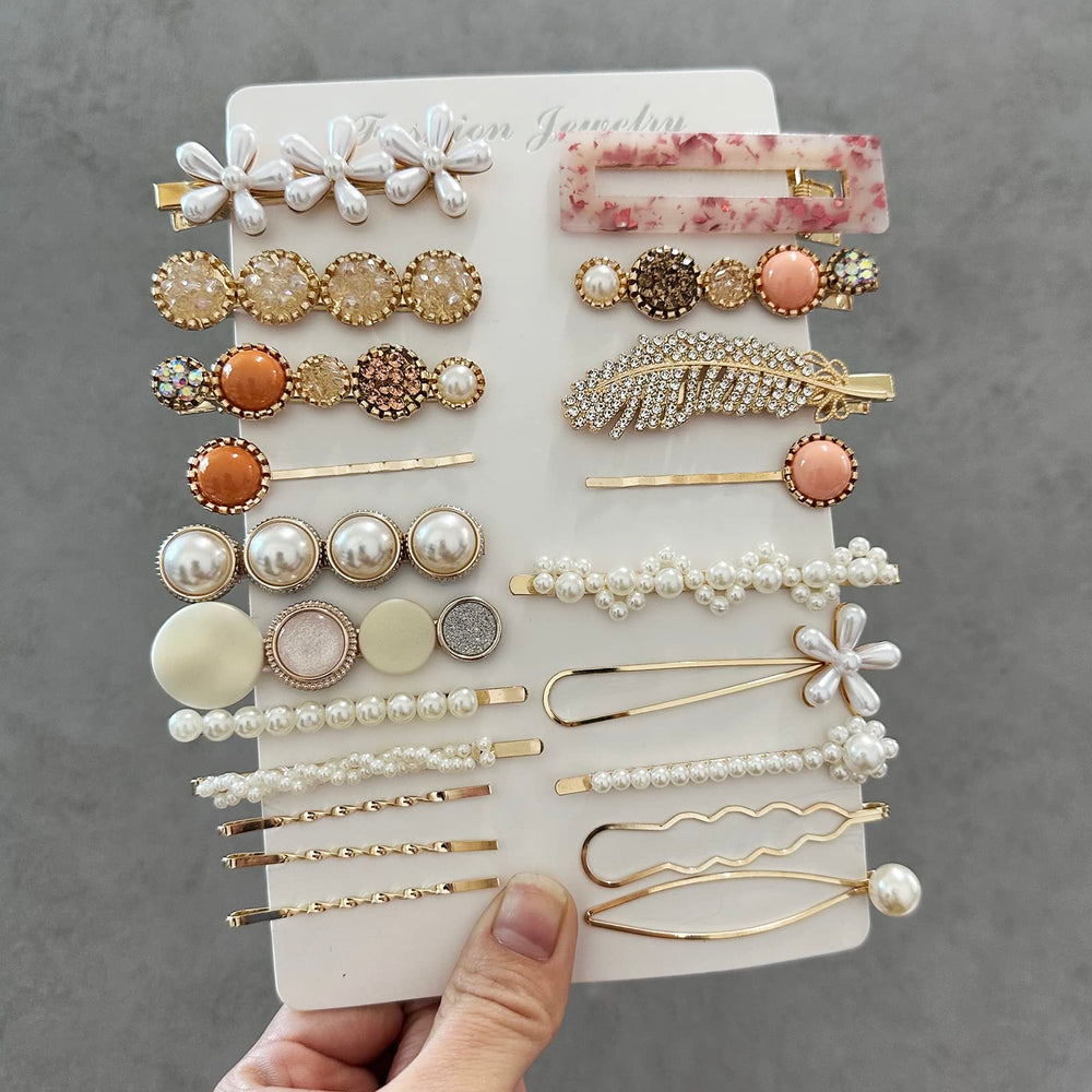 Mehayi barrettes résine acrylique, design moderne pour look quotidien