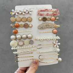 Mehayi barrettes résine acrylique, design moderne pour look quotidien