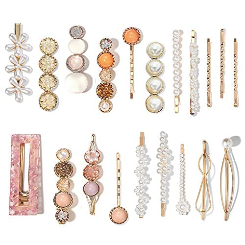 Mehayi broches cheveux perles géométriques pour un style élégant en toutes occasions