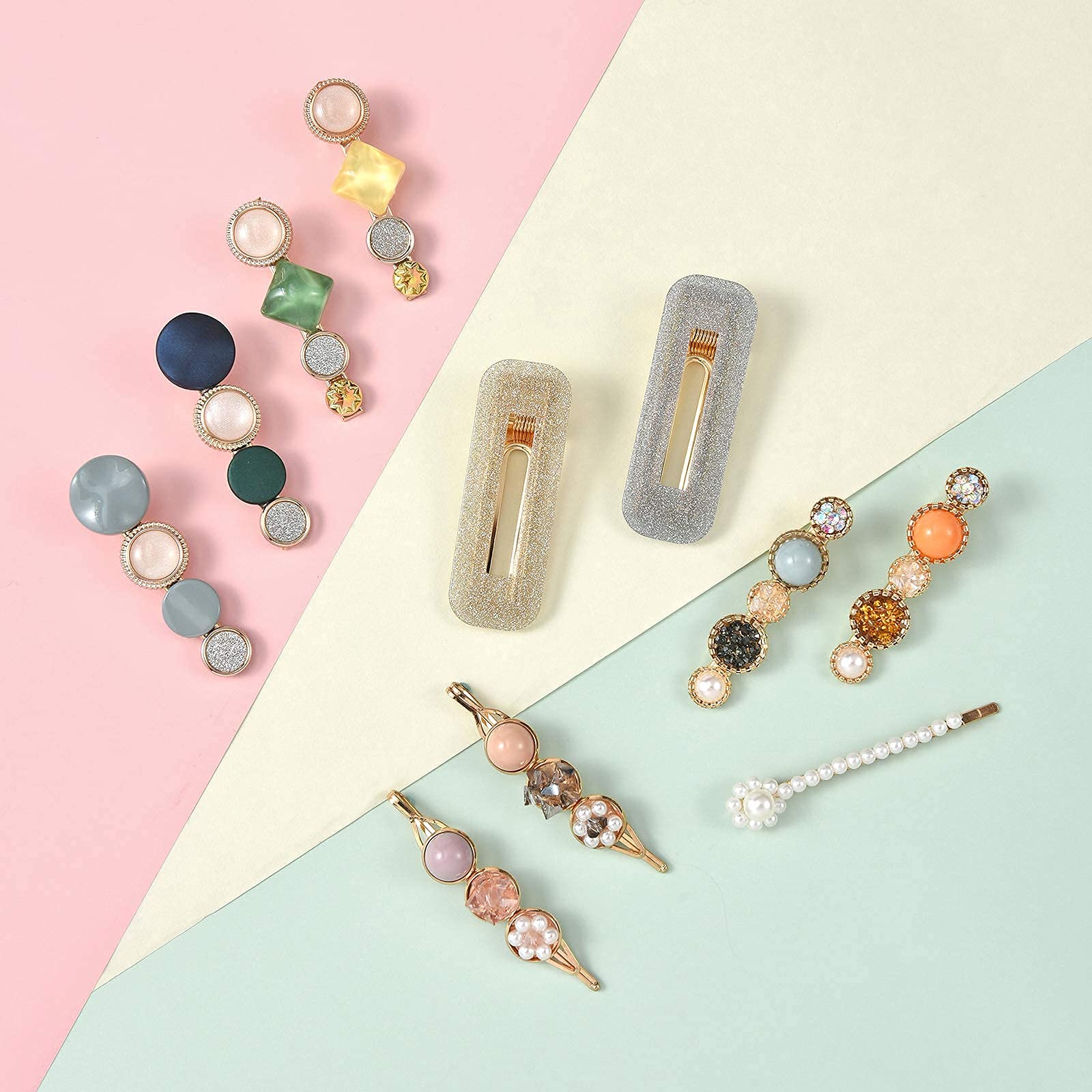 Pinces Mehayi design mode pour cheveux, accessoire tendance.